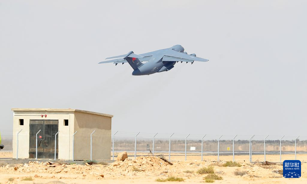 中国空军亮相埃及航展 运-20进行飞行展示(图11)